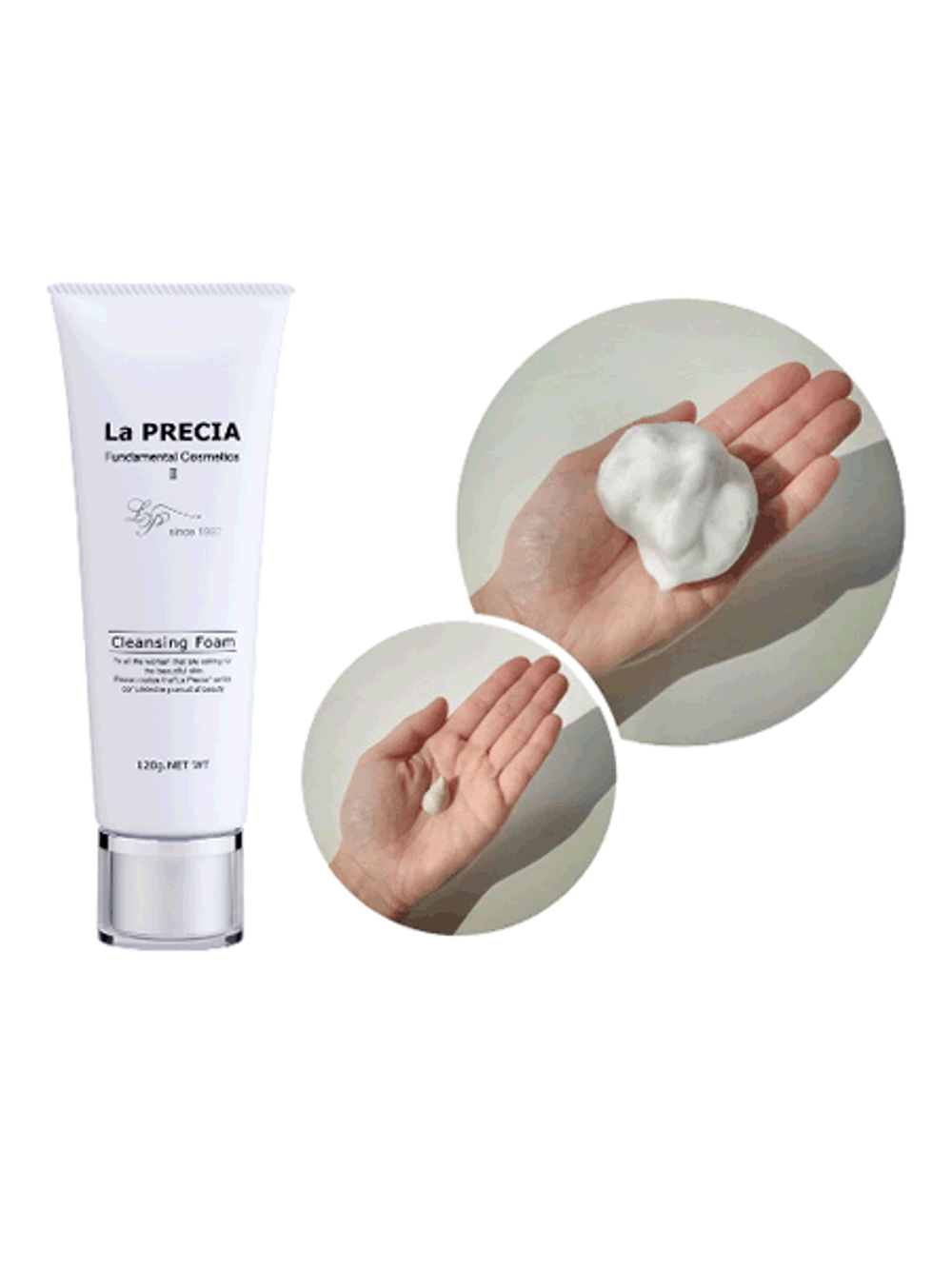 Очищающая пенка с морским илом и экстрактом плаценты La PRECIA Cleansing Foam UTP