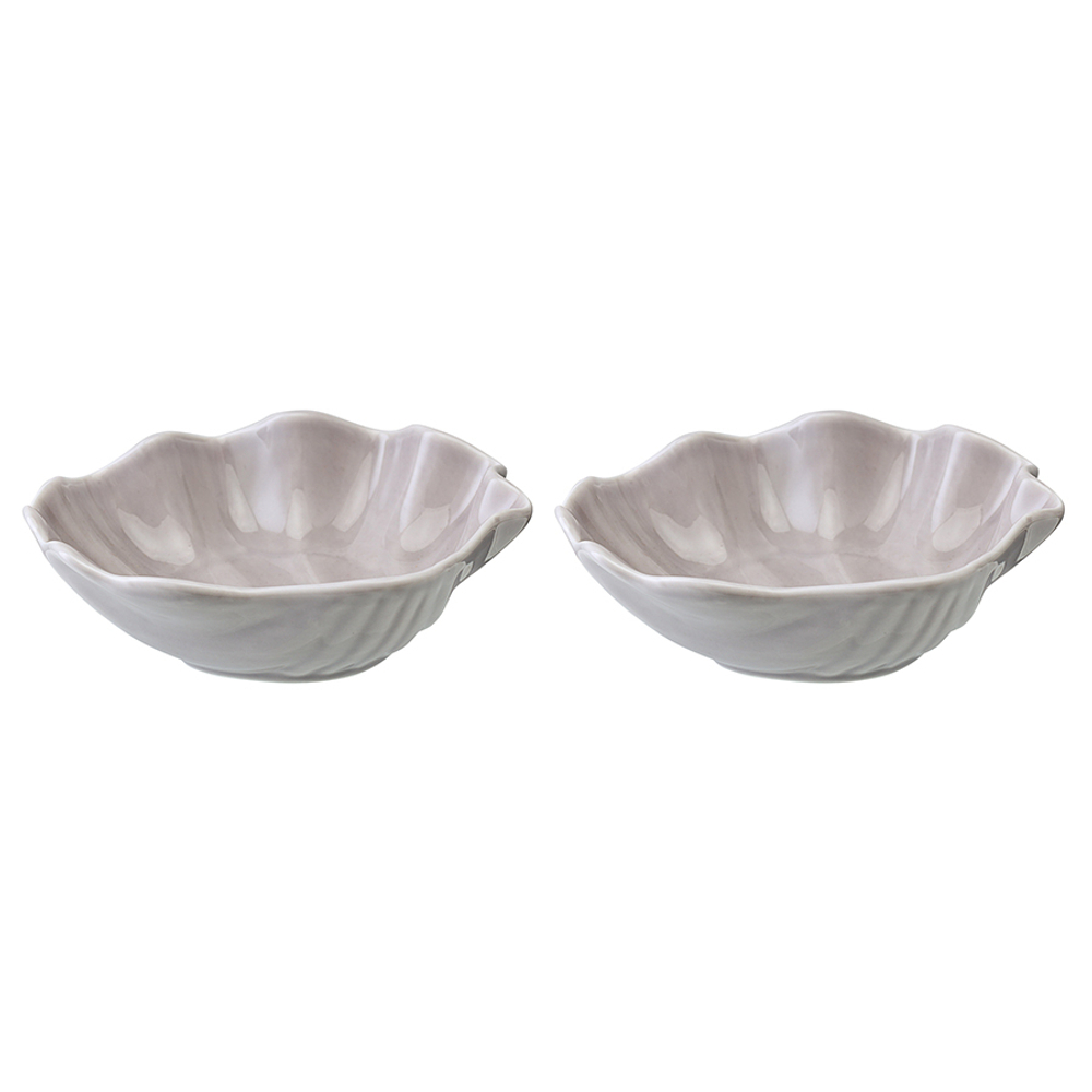 Набор из 2 салатников cockle серого цвета из коллекции sea treasures, 360 мл