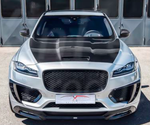 Карбоновый капот в стиле LM для Jaguar F-Pace 2016-2024 Ягуар