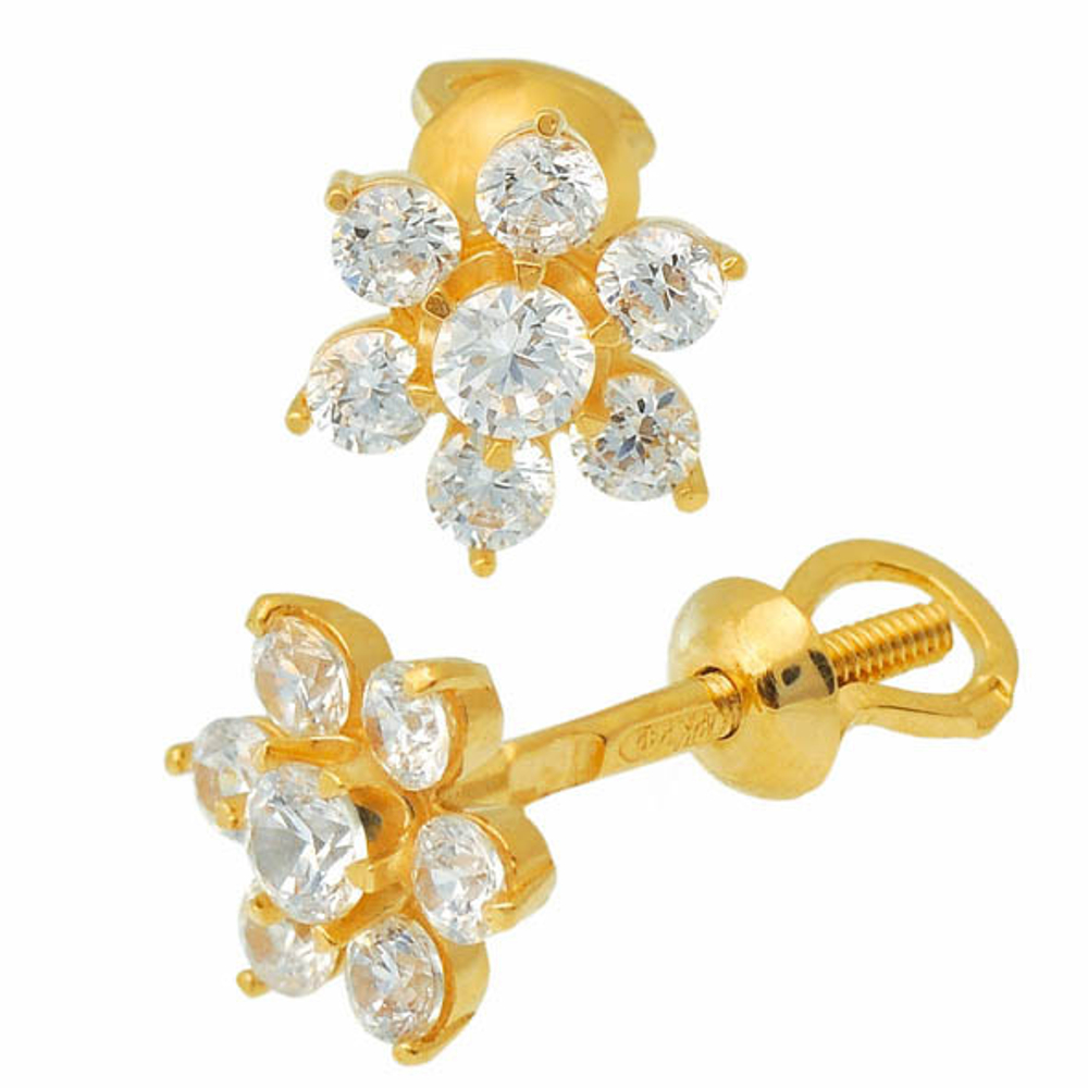 Серьги из золота 585 пробы