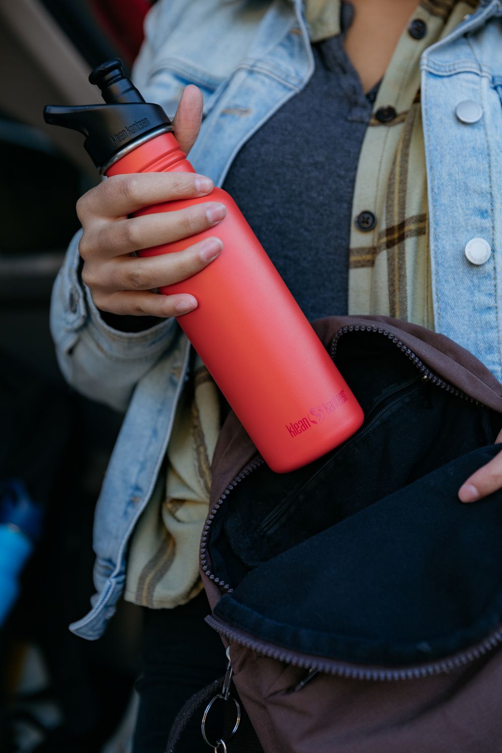 Бутылка Klean Kanteen Classic Narrow Sport 18oz (532 мл) Tiger Lily