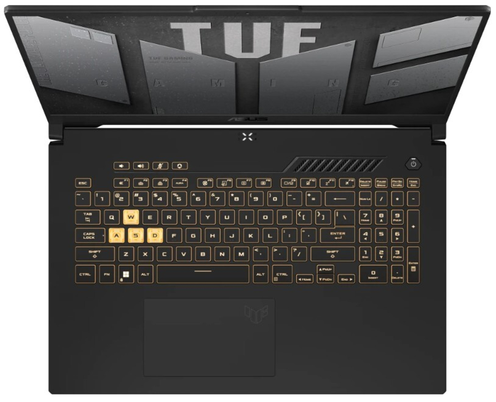 Ноутбук  ASUS TUF F17 FX707ZC4-HX097 17.3 ", Core i5, 16 Гб RAM, 512 Гб SSD, GeForce RTX 3050, Серый