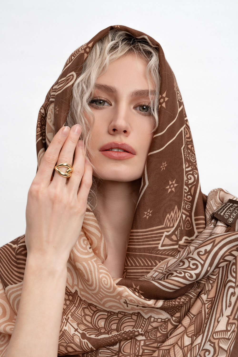 Палантин «День Народного единства» 100% вискоза