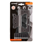 Петля универсальная без врезки IN4500W-BL BL (500-2BB/BL 100x2,5) черный матовый БЛИСТЕР