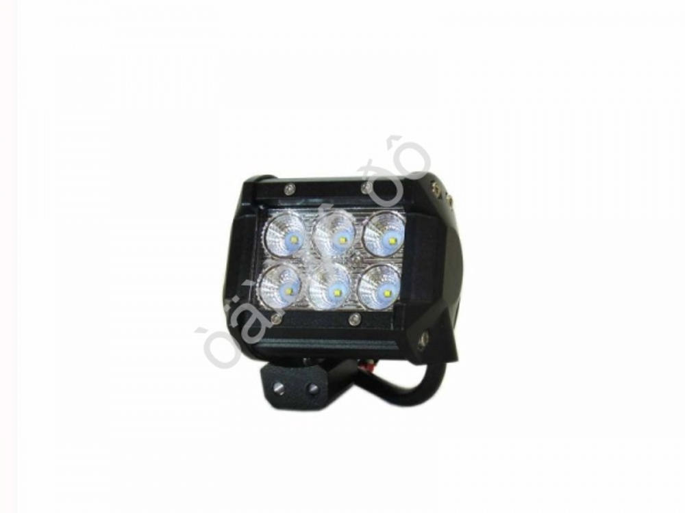 Прожектор LED -прямоуг 18W ( 95*75*60) 6LED (10-30в) шт 122418  M5