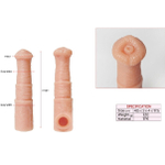 Насадка Kokos с крупной головкой телесная 17,6 см