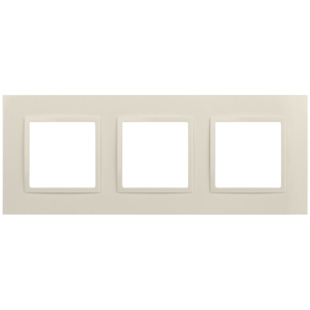 Рамка для розеток и выключателей ЭРА Elegance 14-5013-02 Classic, на 3 поста, слоновая кость