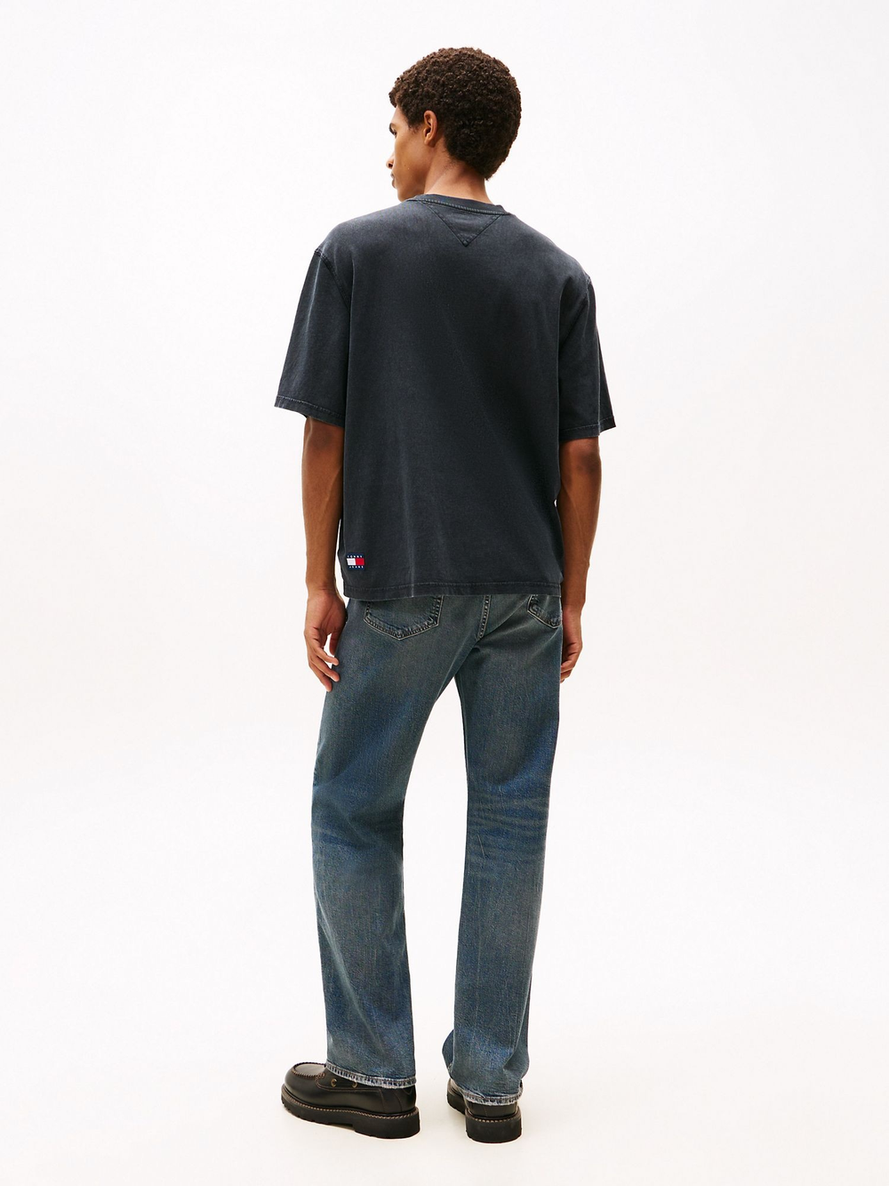 Футболка Tommy Jeans Garment-Dyed Black