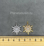 Подвеска люкс (Корея) с микроцирконами 0875