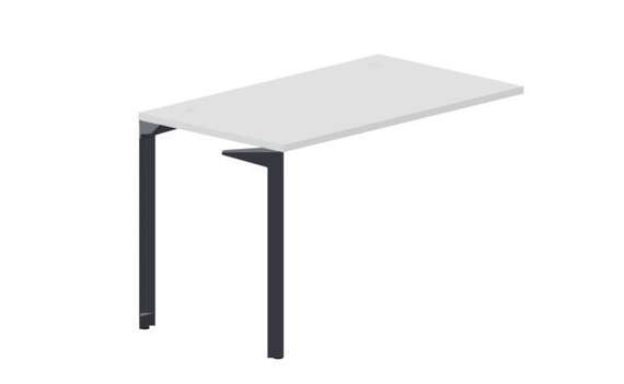 Стол 118х68х75см (2 громмета) - приставной элемент