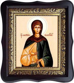 Светлана (Фотина, Фотиния) Палестинская Святая преподобная. Икона на холсте.