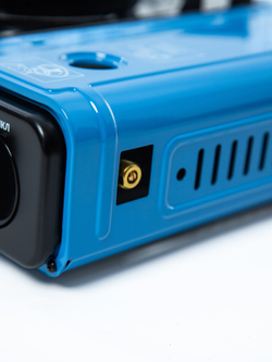 Плита газовая портативная CAMPING GURU PLUS(TS-233) в кейсе c переходником «Tourist»