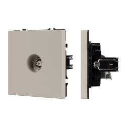 Механизм телевизионной розетки SCT-NOBE-MTV1-SFPL-CA (Arlight, Кашемир) 061895