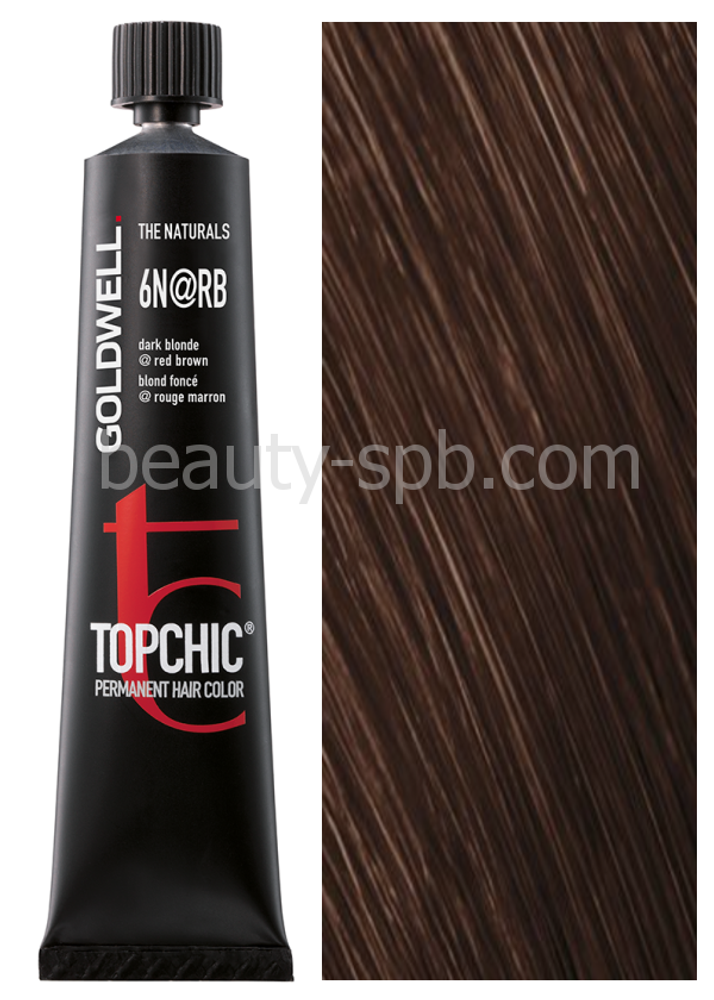 Goldwell Topchic 6N@RB темный блонд с красно-коричневым сиянием 60 мл