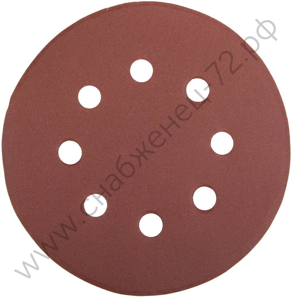 Круг шлифовальный универсальный STAYER ″MASTER″ из абразивной бумаги на велкро основе, 8 отверстий, Р320, 125мм, 5шт