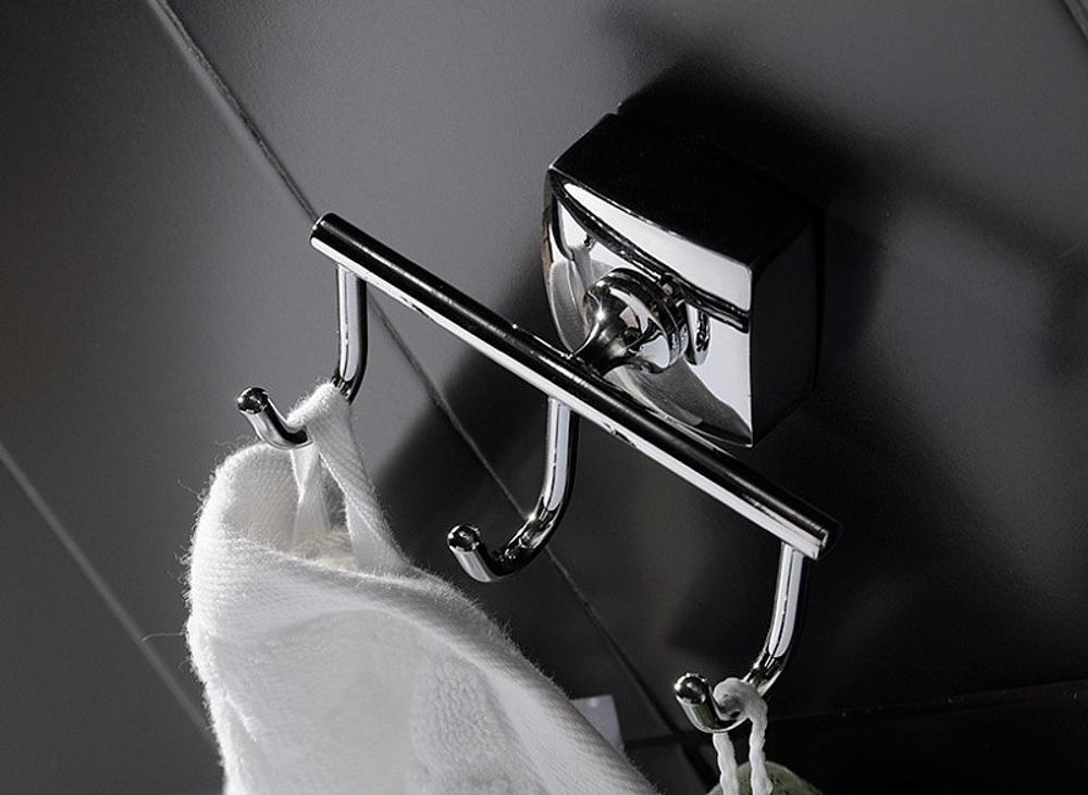 Крючок Fixsen Kvadro, Хром (FX-61305C)