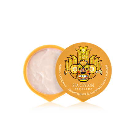 Питательная маска для лица, придающая сияние "ЧИСТЫЙ КОКОС" (15гр)