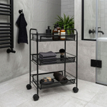 Тележка для ванной комнаты VAGN VIT, 26x44х63, черный