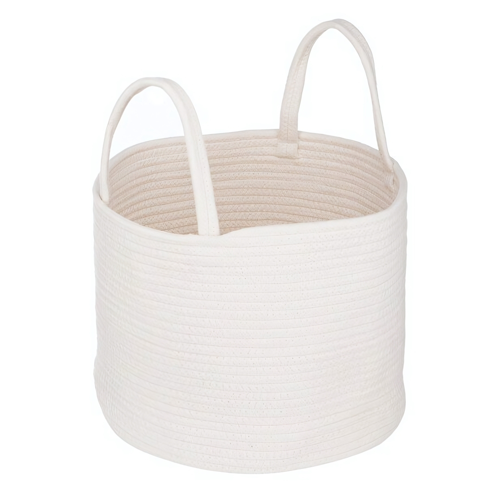 Корзина для хранения "Хлопок", Д300 Ш300 В250, светло-бежевый