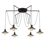 Citilux Эдисон CL451262 Люстра паук Венге