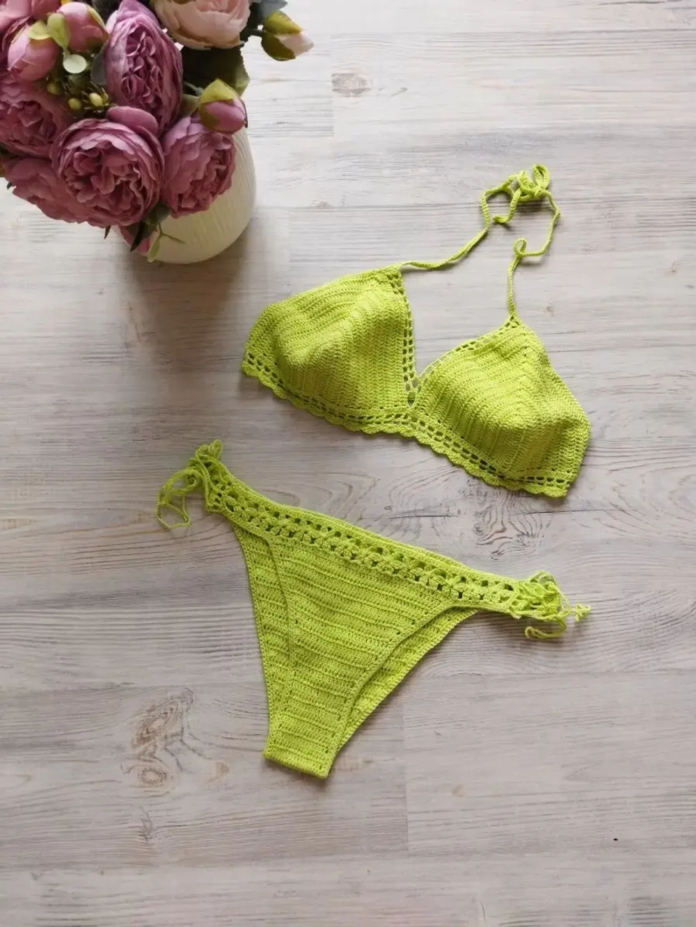 Вязаный купальник