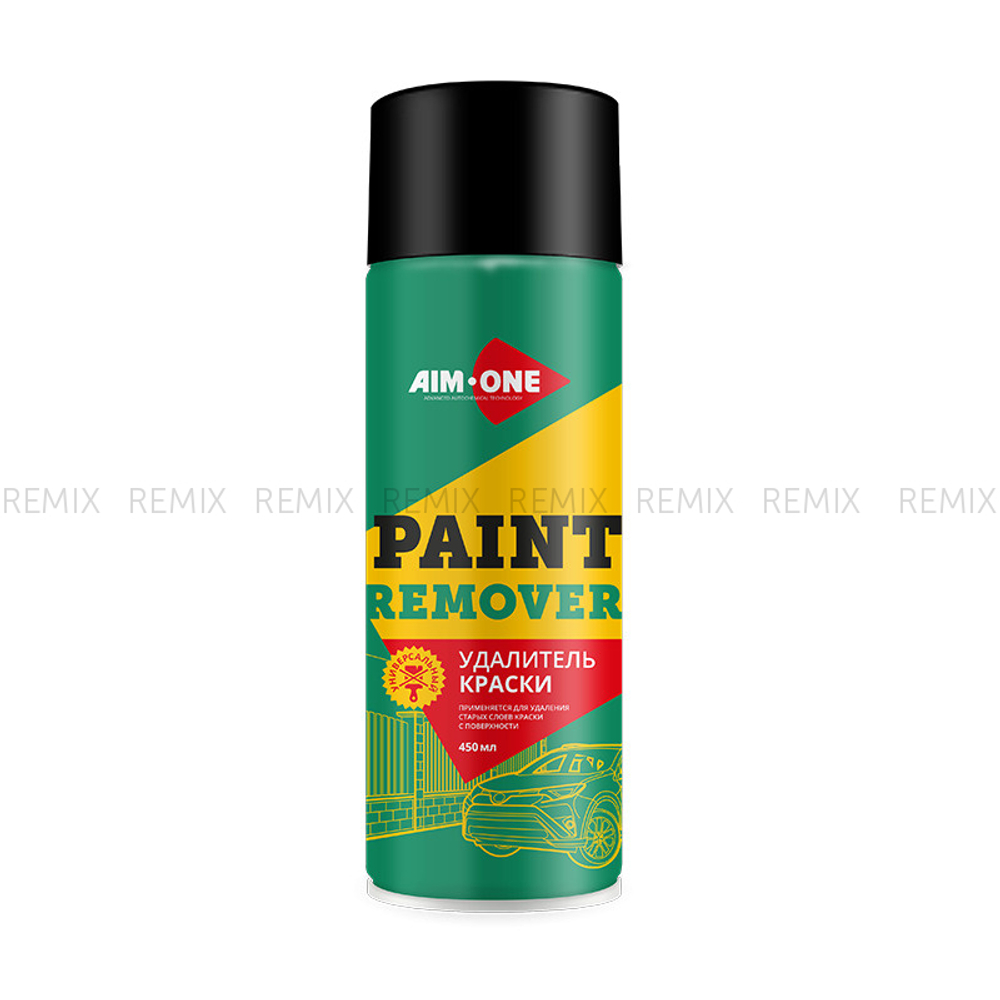 Удалитель краски AIM-ONE 450 мл (аэрозоль).Paint remover  450ML PR-450