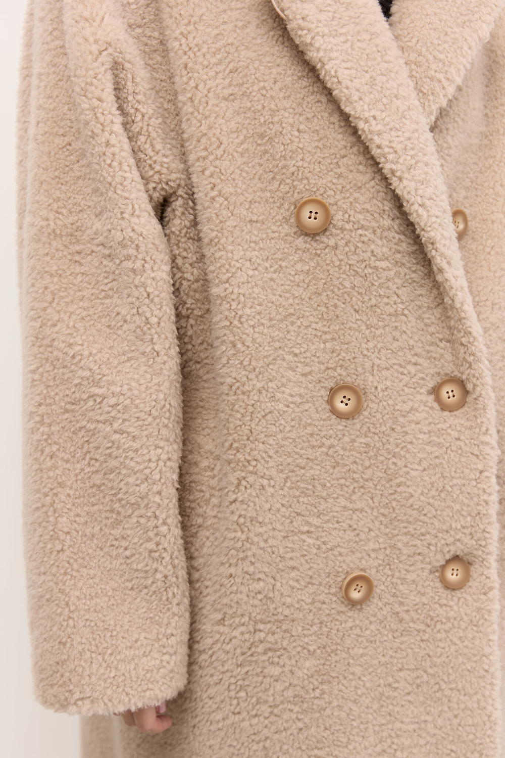 Шуба двубортная