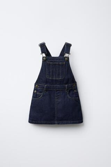 ZARA Х BENSIMON ® ДЖИНСОВЫЙ САРАФАН, СИНИЙ