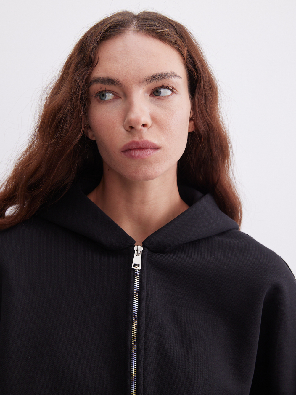 Зип-худи Красивое/Pretty, чёрное