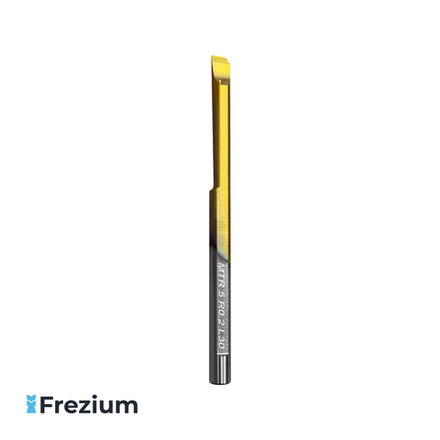 Мини резец расточной по металлу с внутренним подводом под СОЖ "Carmex" (MTR 5 R0.2 L30 BXC; 20601)