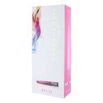 Розовый вибратор Regal с клиторальным отростком - 26,5 см. (Цвет: розовый)