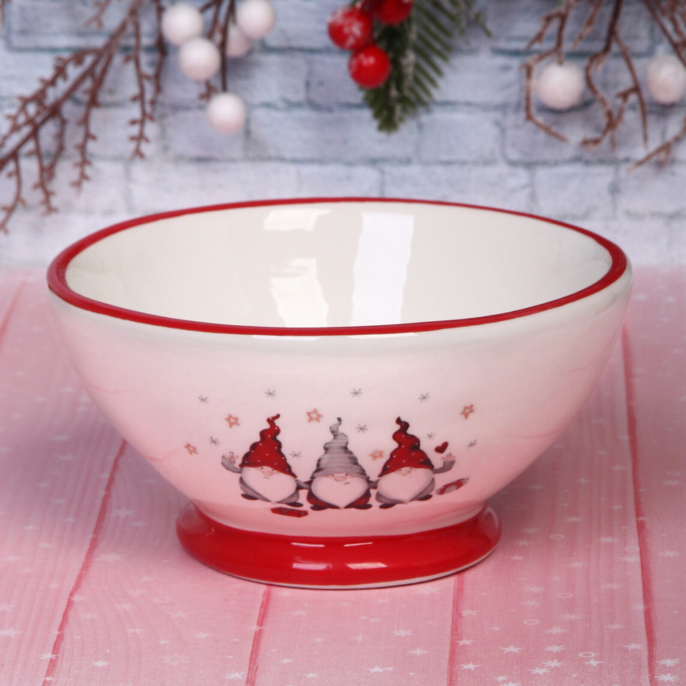 Салатник керамический «Сказочные гномы» 450мл 14,5*7,2см