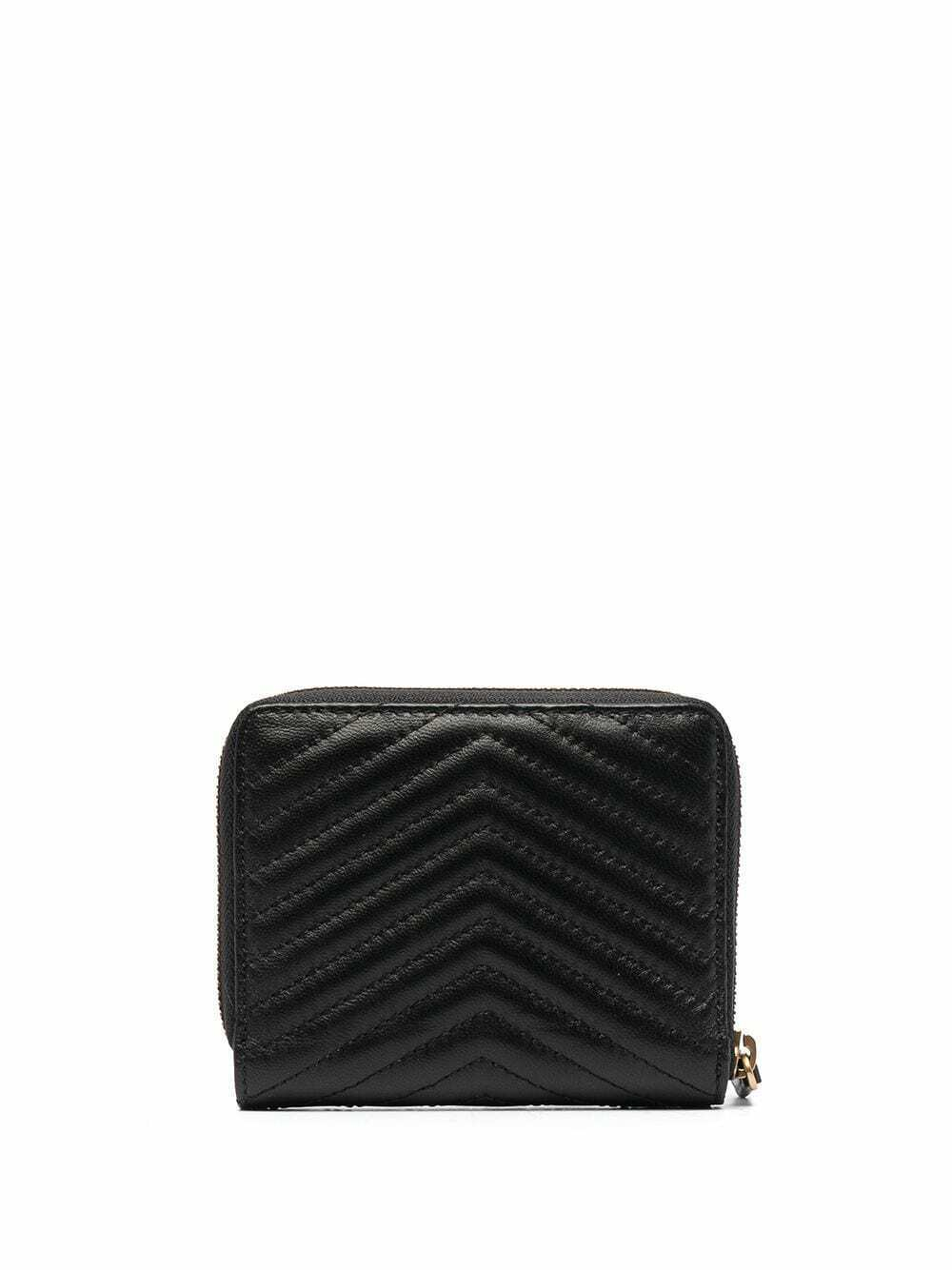 TAYLOR QUILTED WALLET - black
