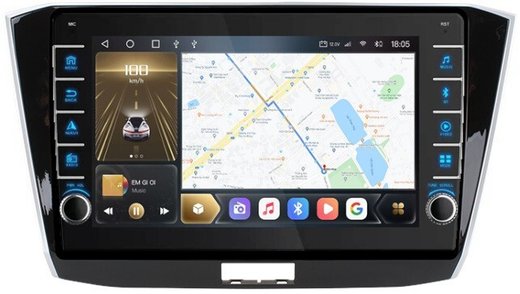 Магнитола для Volkswagen Passat 2015+ (без штатного усилителя) - Carmedia OL-1906 (кнопки и крутилки), Android 12, TS10, CarPlay, 4G SIM-слот