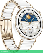 Умные часы Huawei Watch GT 5 Pro 42мм JNA-B29 Ceramic White Strap (55020DGV)