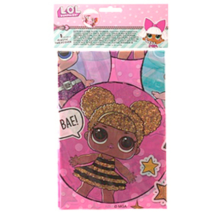 Скатерть п-э Кукла ЛОЛ 1,2х1,8м