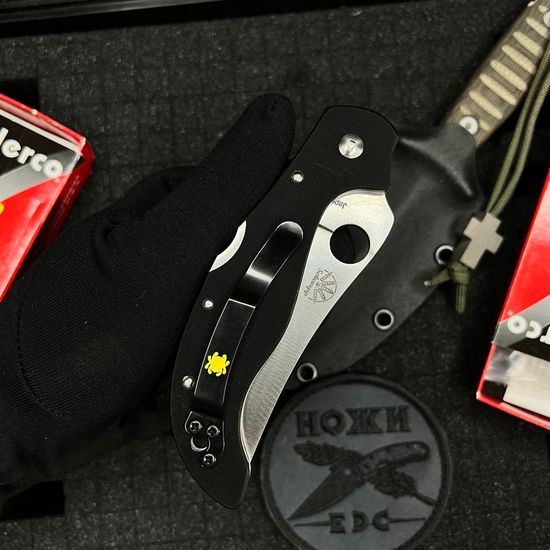 Раритетный складной нож Spyderco PERSIAN FOLDER™ 2 G-10 C132GP