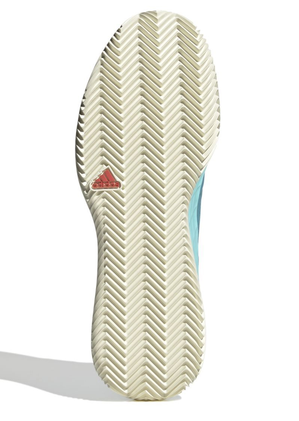 Мужские кроссовки теннисные Adidas Adizero Ubersonic 4.1 Clay - light aqua/off white/flat aqua