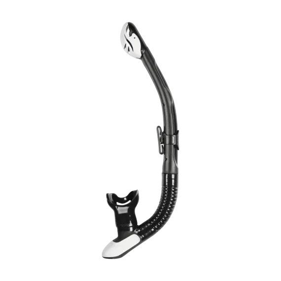 Трубка для плавания Mares Ergo Dry черный/белый