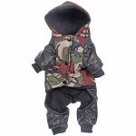 Комбинезон зимний для собак мелких и средних пород «BRO Style», камуфляж, р XХL