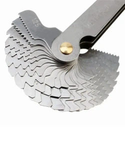 Набор щупов - измеритель резьбы резьбомер