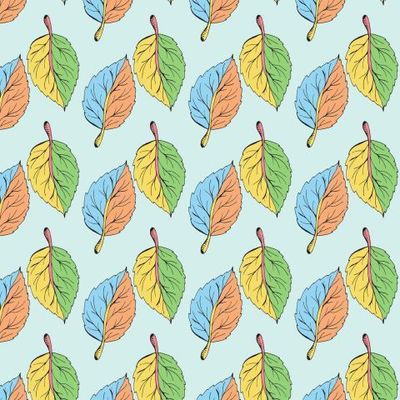 разноцветные листья