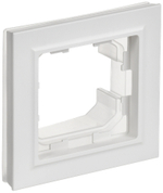 BRITE Рамка 1-местная IP44 РУ-1-БрАБ-44 арктический белый IEK