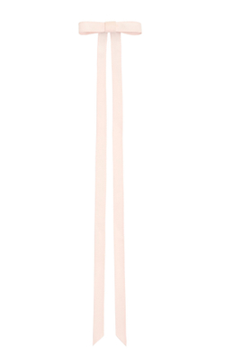 Бант "Стрекоза" с длинными лентами розовый