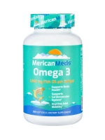 Антиоксидант MericanMeds Omega 3 200 капсул