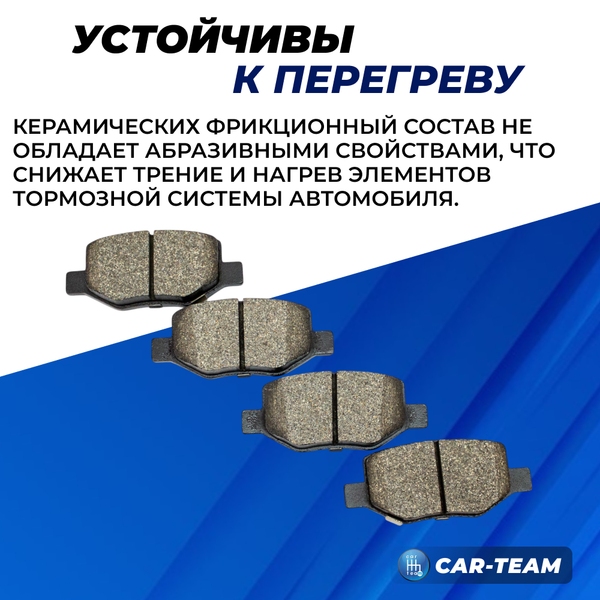 Колодки тормозные задние (керамические) Geely Coolray (арт. ZCP-1085)