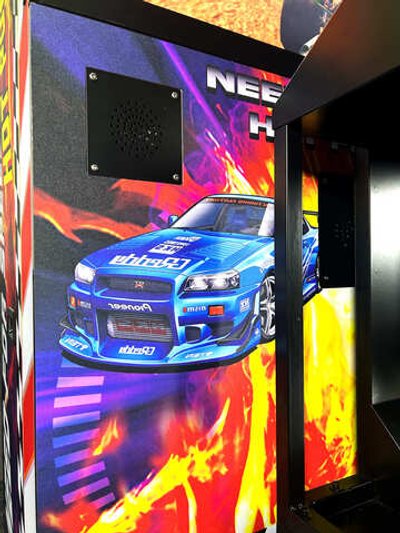 Игровой автомат гонки, с рулём "Need For Racing"