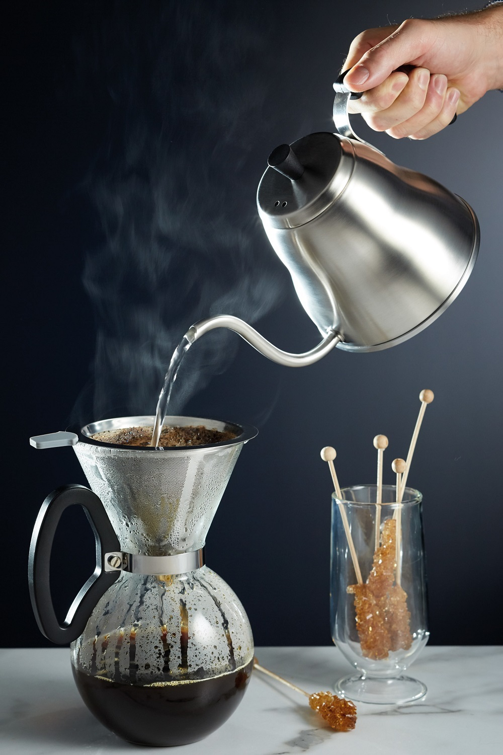 Kitchen Craft Стеклянный заварник Slow Brew 1,1 л