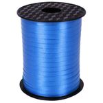 Лента упаковочная декоративная для шаров и подарков, 5 мм х 500 м, синяя, ЗОЛОТАЯ СКАЗКА, 591807