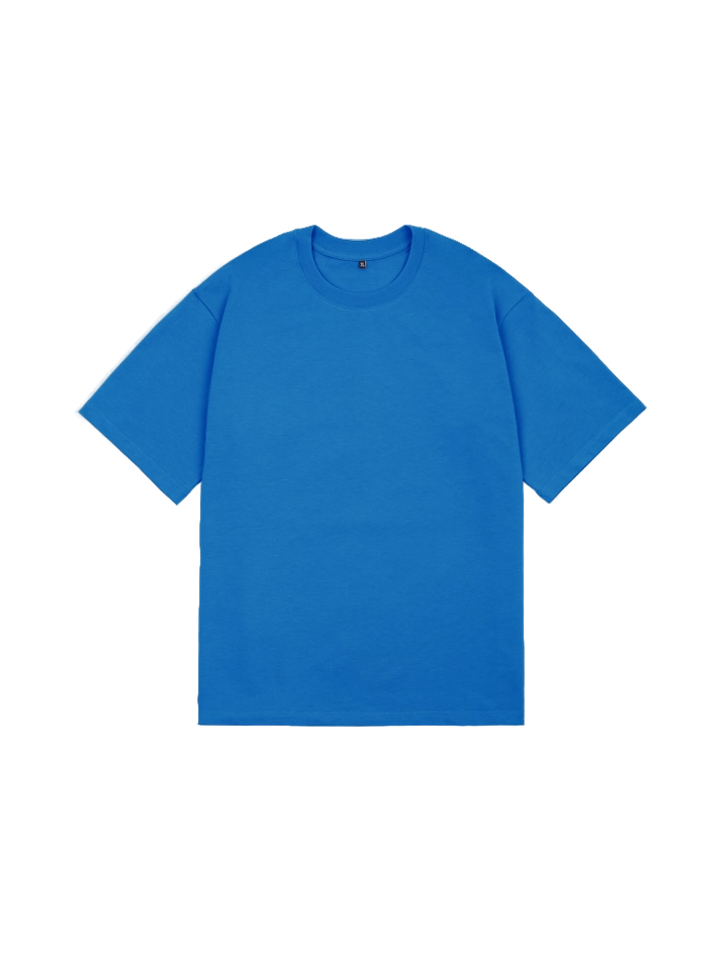 Футболка оверсайз (синий) 230 г